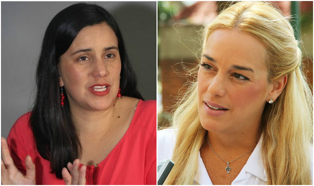 Lilian Tintori pone en su sitio a candidata a la Presidencia del Perú