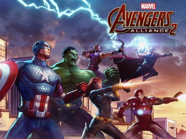 Fotografía cedida por Disney Interactive Games y Marvel de la imagen de los superhéroes de la casa de Marvel que regresan a los dispositivos móviles con el lanzamiento de la secuela "Avengers Alliance 2", un videojuego de rol que recreará en el celular los combates que nos sorprenden en películas y consolas. EFE