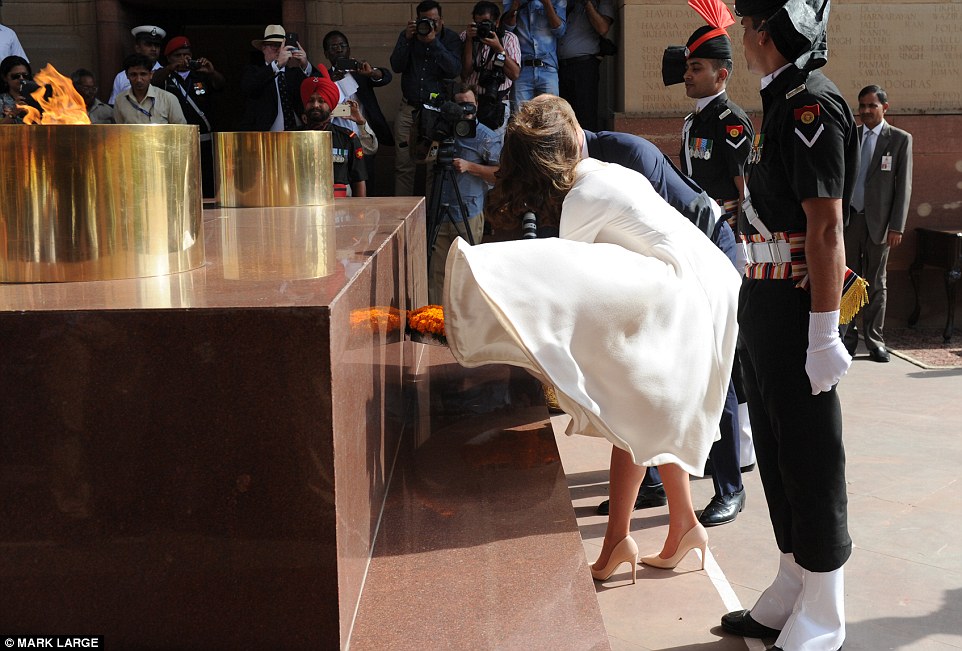 El momento “Marilyn” de la princesa Catalina causa revuelo en India (Fotos)