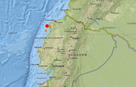 Sismo en Ecuador