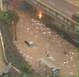 Las fotos más impactantes de inundaciones por lluvias este #20A