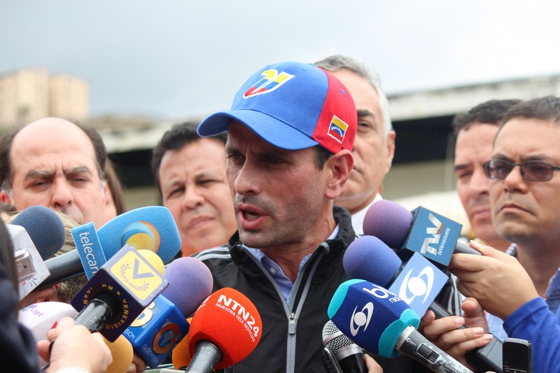 Capriles: Este año hay revocatorio porque el tiempo da