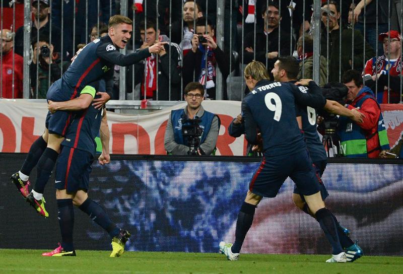 El Atlético de Madrid es finalista de la Champions pese a perder ante al Bayern