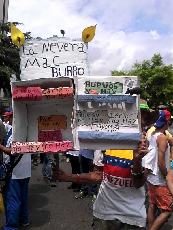 Estas son las curiosidades de la marcha opositora (FOTOS)