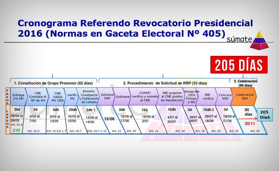 CNE incumple sus propias normas para impedir Referendo Revocatorio en 2016