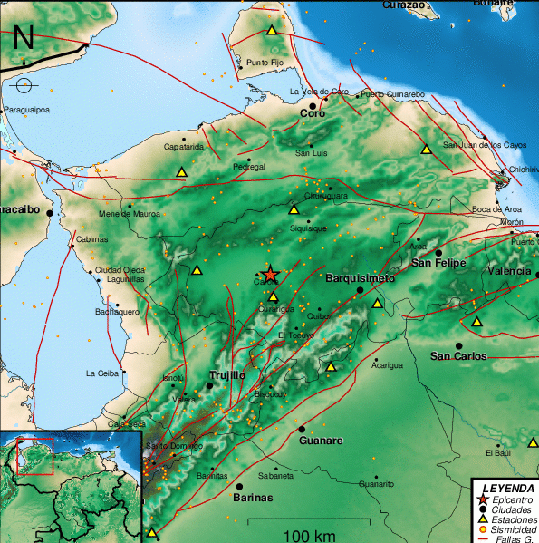 Sismo de 2.6 en Carora