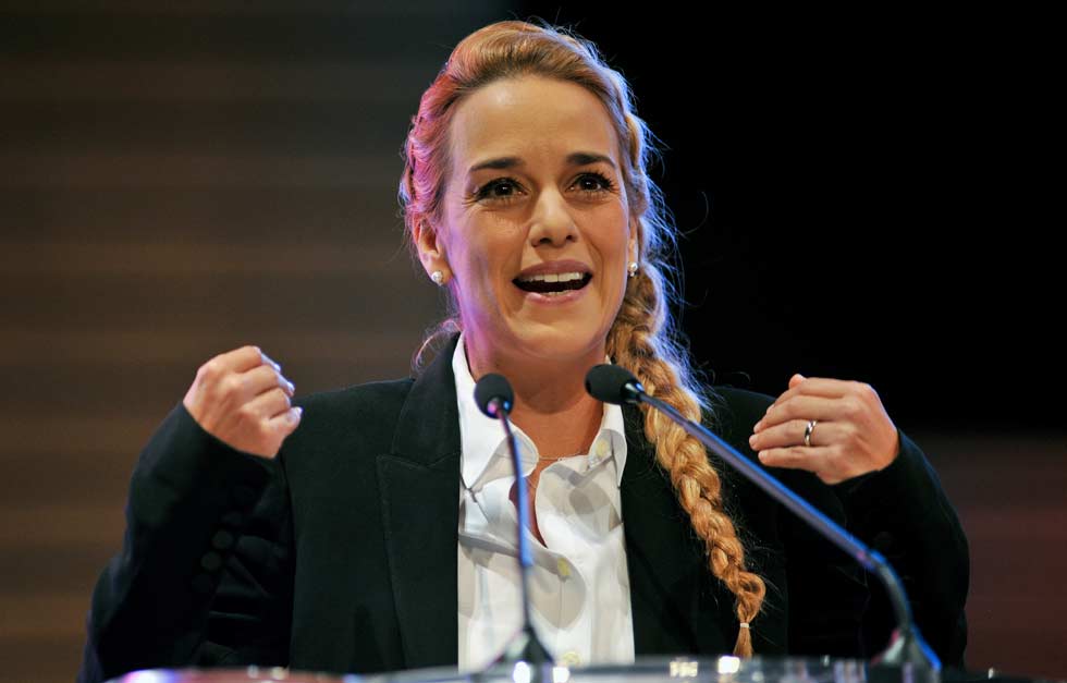 Lilian Tintori: Deseo la libertad para Leopoldo y Venezuela