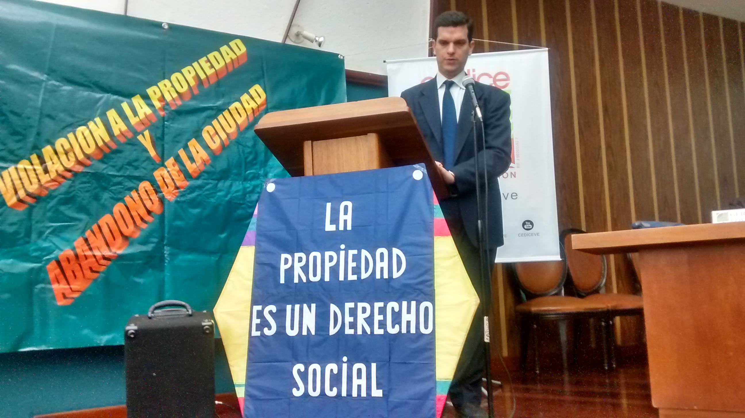 Ciudadanos levantan su voz de protesta en defensa de la propiedad privada