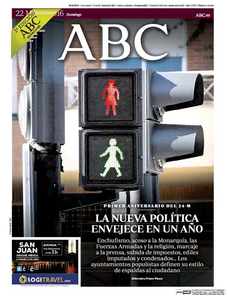 Portadas de la prensa internacional de este domingo 22 de mayo de 2016