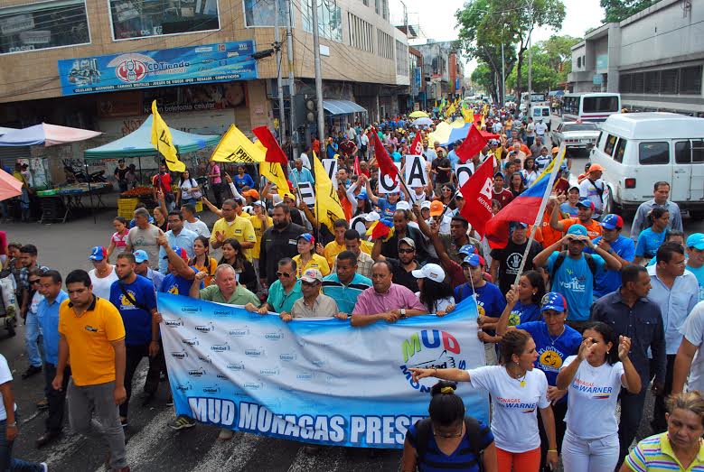 Monagas seguirá en la calle hasta que se haga el revocatorio