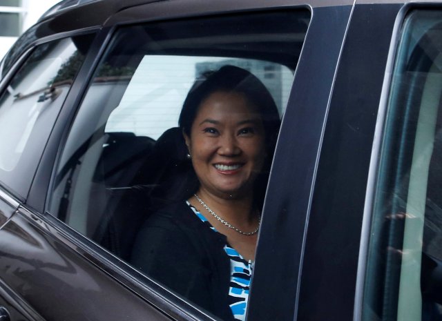 La líder opositora Keiko Fujimori. REUTERS/Janine Costa