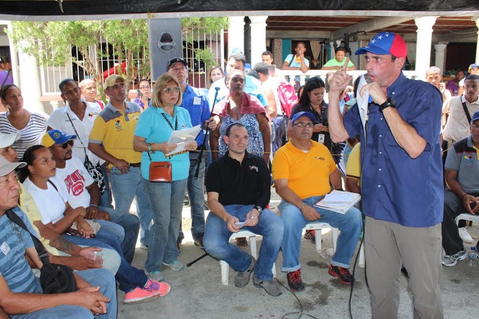 Capriles advierte al Gobierno: No sigan jugando con la paciencia del pueblo