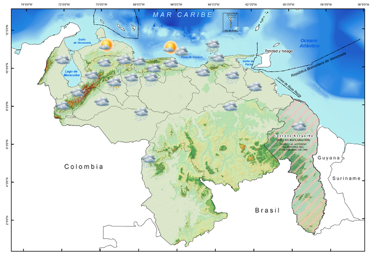 Paso de una onda tropical originará nubosidad y lluvias en el país