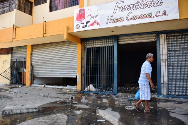 cumana protestas saqueos