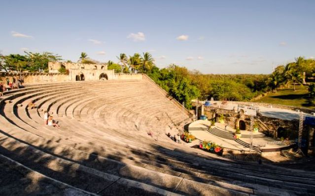 Anfiteatro al aire libre en Altos de Chavón, en República Dominicana. / M. TIMOTHY O'KEEFE/GETTY