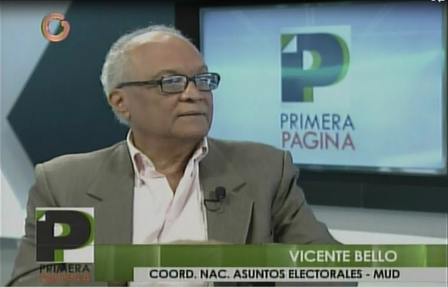 Vicente Bello: Hasta este jueves se han validado más de 230 mil firmas