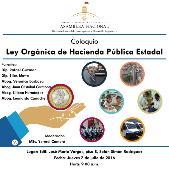 Hablemos sobre Descentralización: Coloquio sobre la Ley Orgánica de Hacienda Pública Estadal en la AN