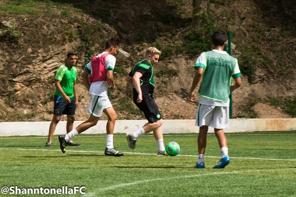 Abierto en Caracas el campamento de fútbol organizado por Celtic FC y Shantonella FC