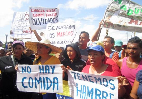 Las últimas protestas por comida han sido reprimidas por la GN, que se apoya en colectivos motorizados para “garantizar la paz”, cercenando el derecho ciudadano de reclamar mayor abastecimiento de comida