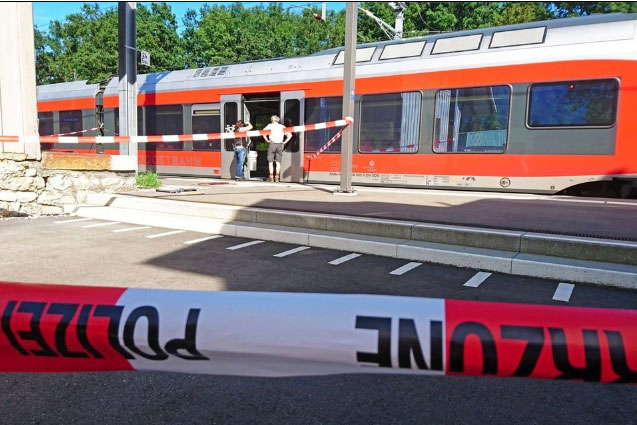 Seis heridos en un ataque con líquido inflamable y cuchillo en un tren en Suiza