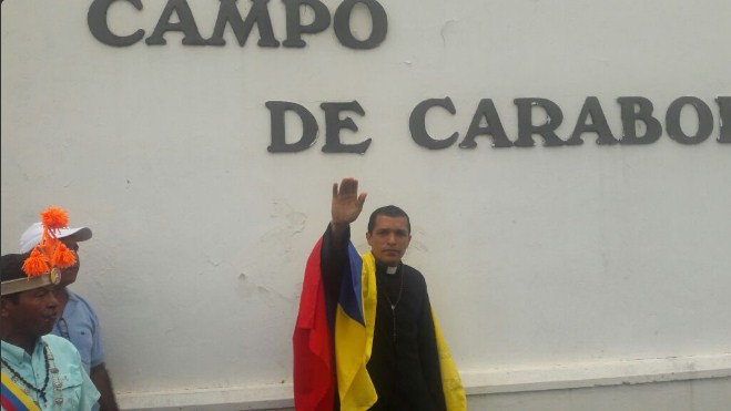 Padre Bastidas ya se encuentra en Campo de Carabobo