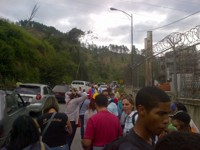 Tráfico lento en La Mariposa 10:52 a.m. (Foto)