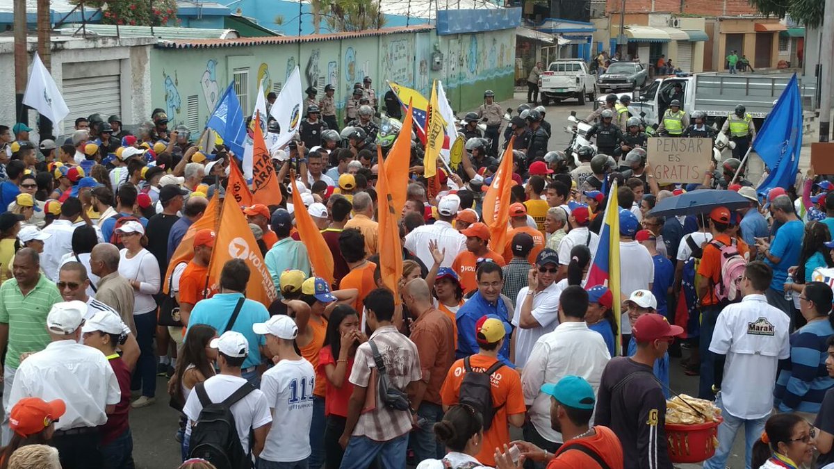 Avanza la concentración en Carabobo #7S