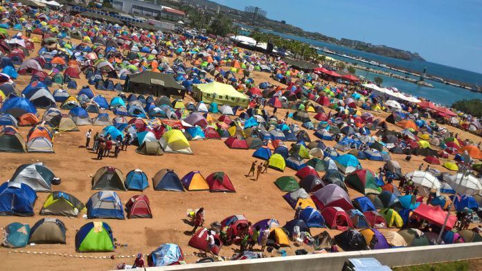 ¡Fatal! Así se ven los campamentos ñángara desde adentro (FOTOS)