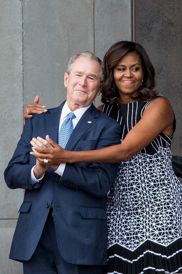 bush michelle obama