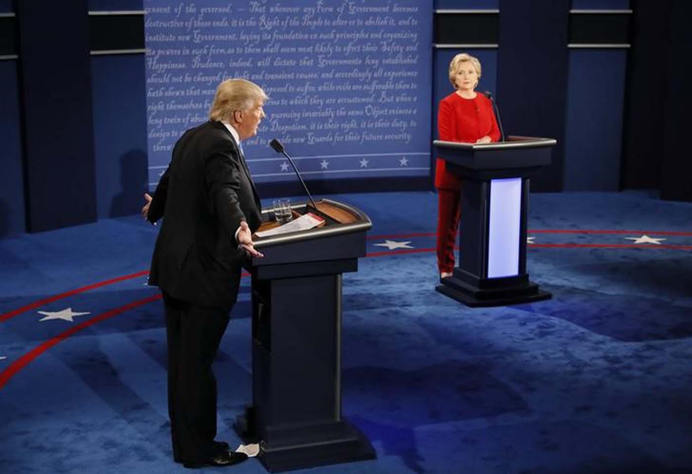 Clinton considerada como la ganadora del primer debate