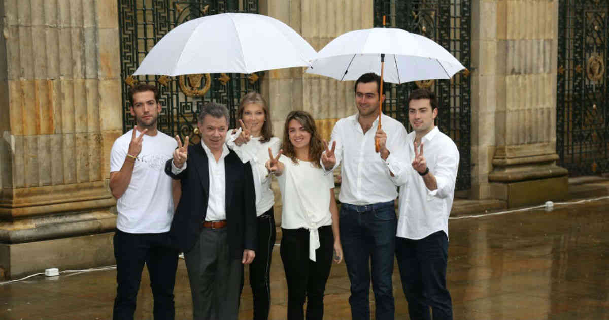 La familia Santos votó por el Sí a la paz en Colombia
