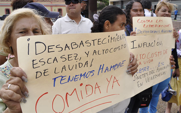 Cinco protestas diarias son por comida en el país