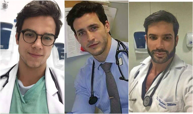 ¡Simplemente deliciosos! Con médicos así no te importará dejar la quincena en una consulta (FOTOS)