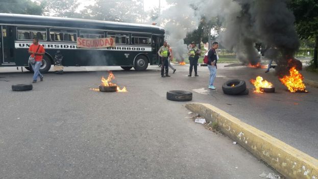 protesta universidad carabobo