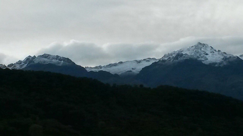 Con esta hermosa nevada amanecieron los merideños este #15Oct (FOTOS)