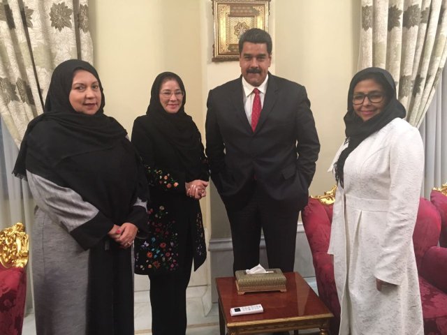 Maduro, Cilia, Delcy y Carmen Meléndez