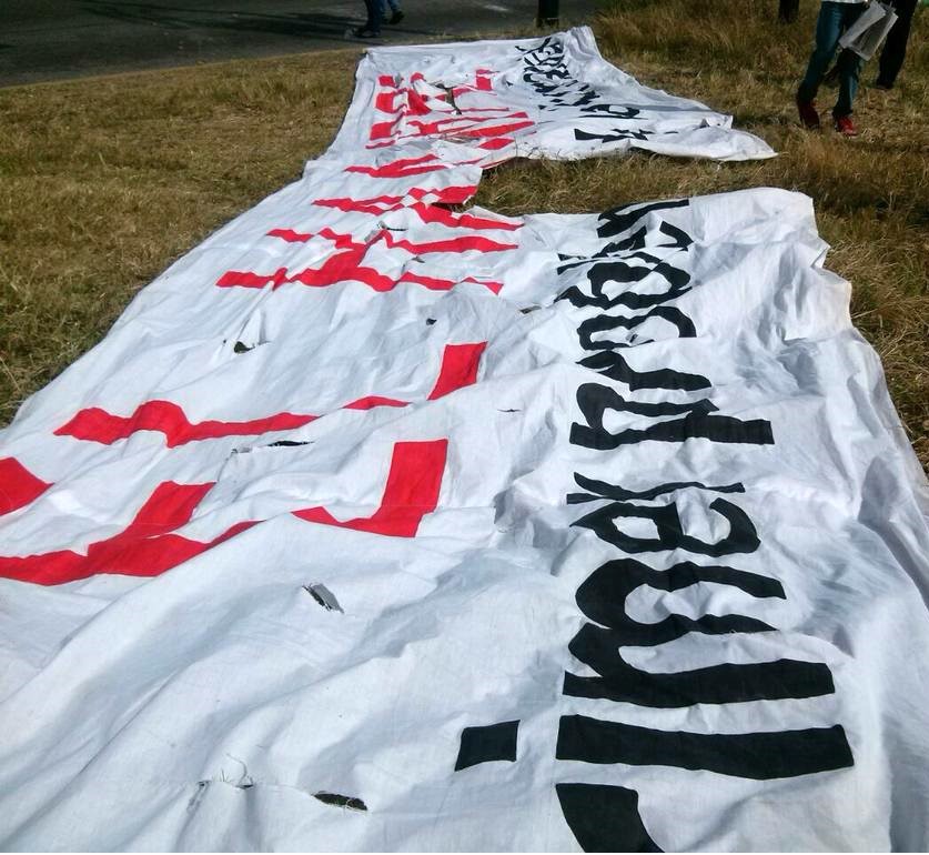 Intimidan con pistolas y navajas a grupo católico en protesta contra el hambre y el desempleo en San Félix