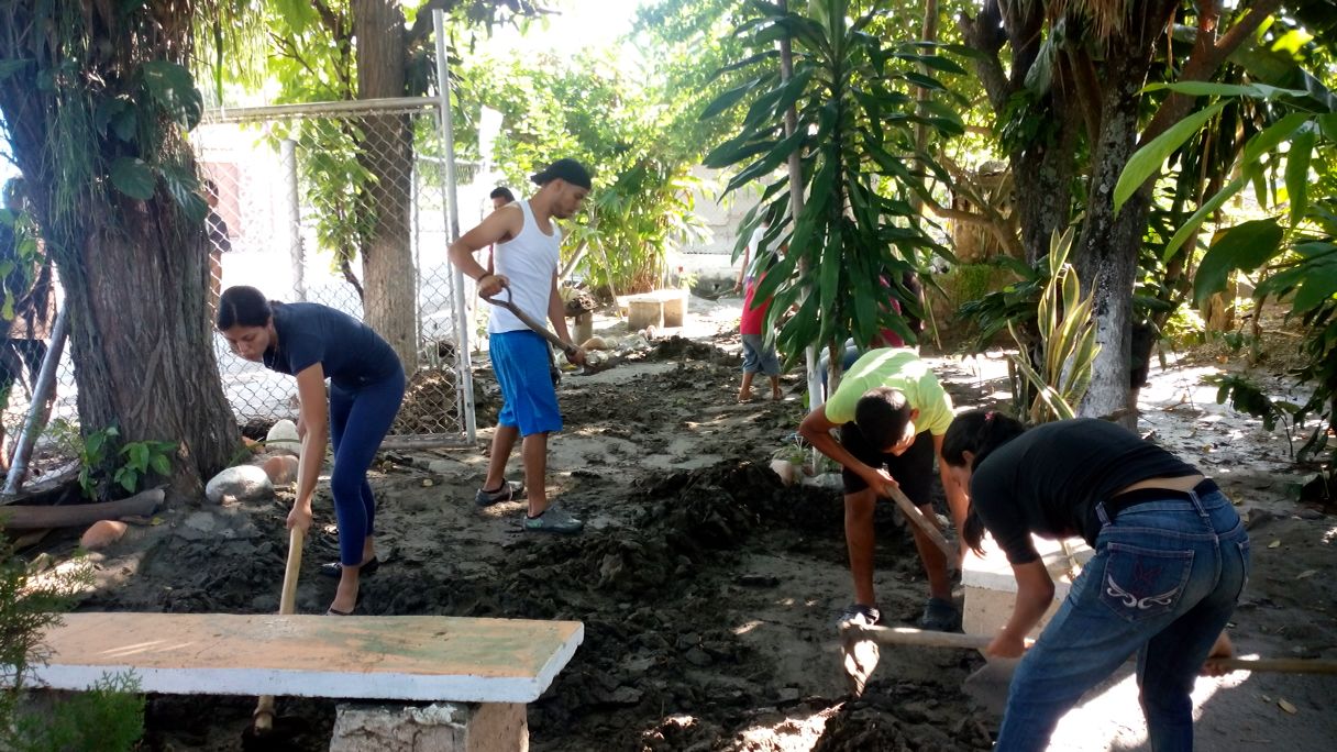 Equipo de juventudes VP de Bolívar realizan labor social