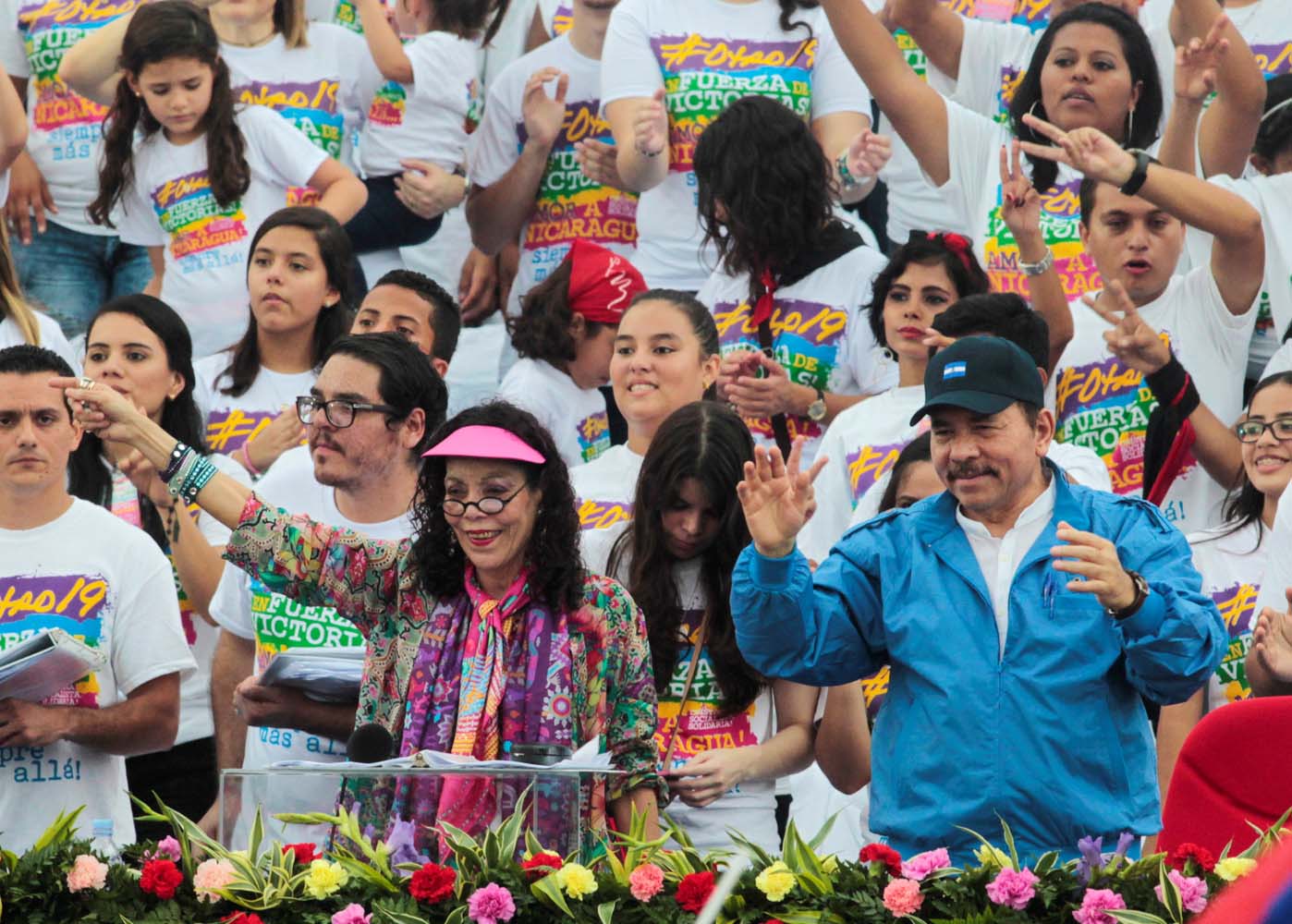 Ortega y su esposa, listos para instaurar una dinastía en Nicaragua como la de los Somoza