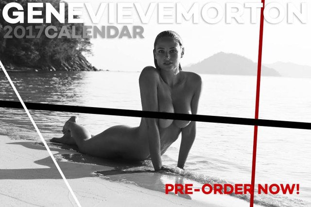 Genevieve Morton - 2017 Calendar Topless (3)