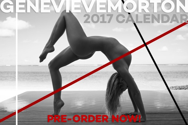 Genevieve Morton - 2017 Calendar Topless (5)