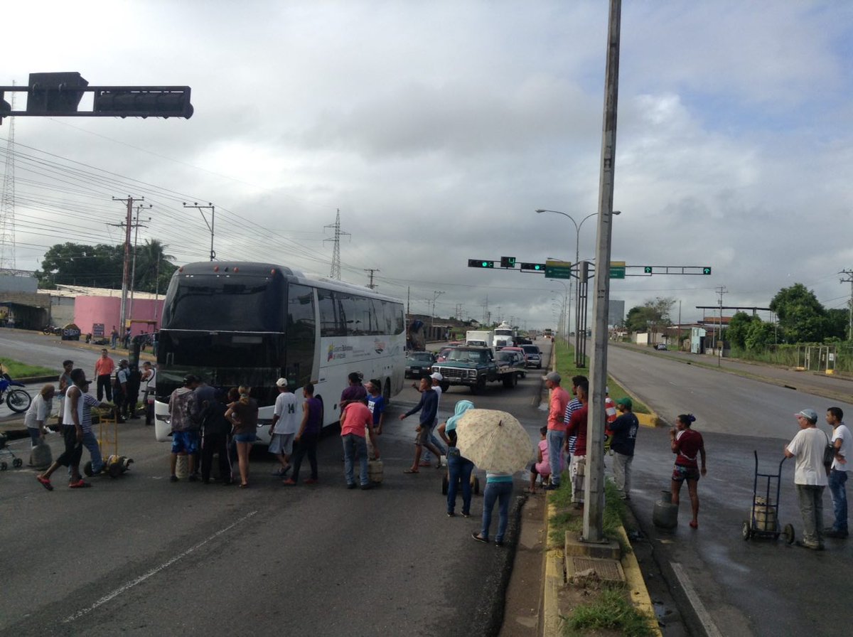 Protesta en Maturín por falta de gas doméstico #17Dic