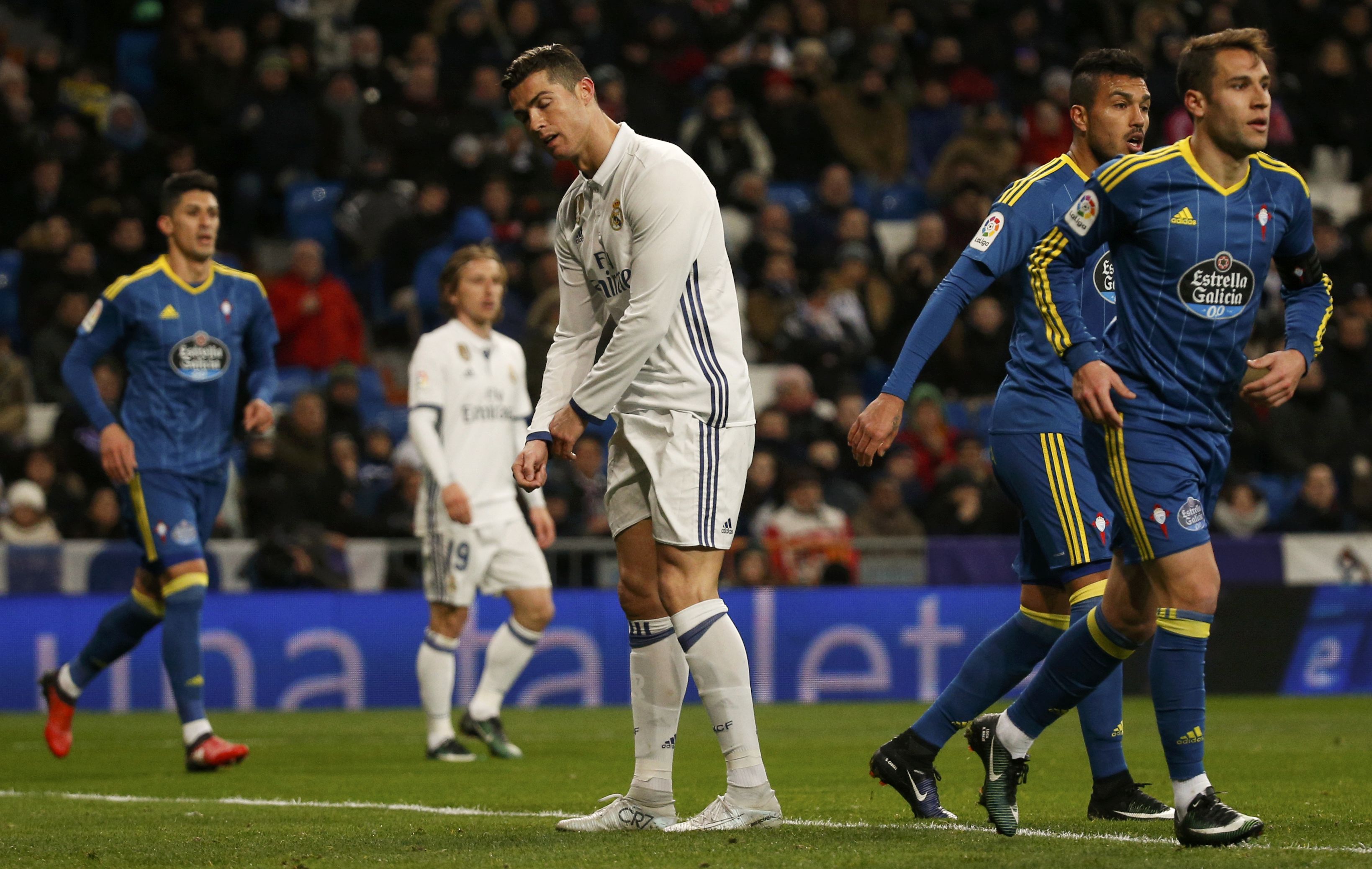 El Celta empuja al Real Madrid de la racha al bache