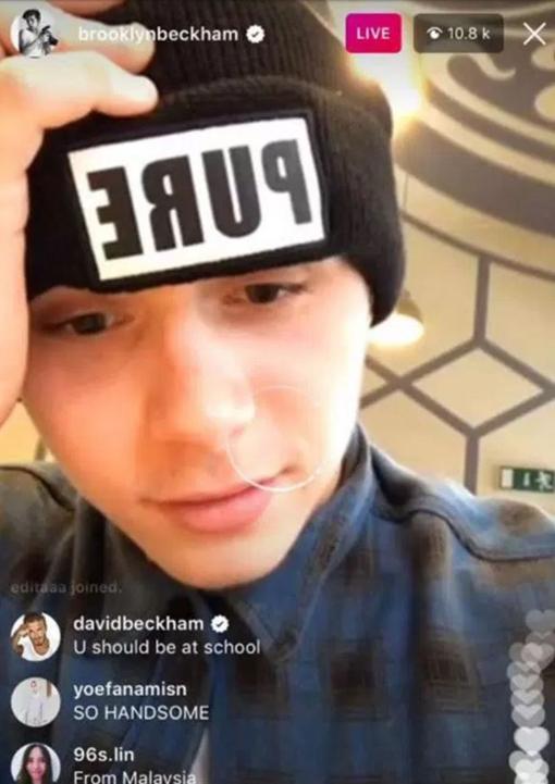 Brooklyn Beckham IG