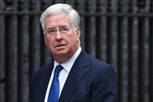 Michael Fallon, secretario de Defensa del Reino Unido / foto AFP