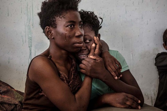 Tercer premio de Historias en la categoría 'Temas contemporáneos'. La foto muestra a dos refugiadas nigerianas.