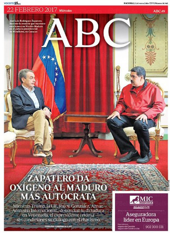 Portadas de la prensa internacional de este miércoles 22 de febrero