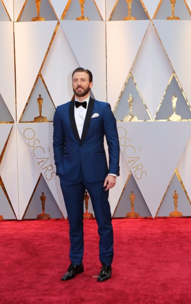 89th Academy Awards - Oscars Red Carpet Arrivals - Hollywood, California, U.S. - 26/02/17 - Chris Evans and Jeremy Renner. REUTERS/Mike Blake