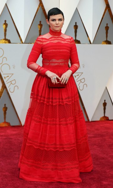 89th Academy Awards - Oscars Red Carpet Arrivals - Hollywood, California, U.S. - 26/02/17 - Ginnifer Goodwin wearing Zuhair Murad poses on the red carpet. REUTERS/Mike Blake