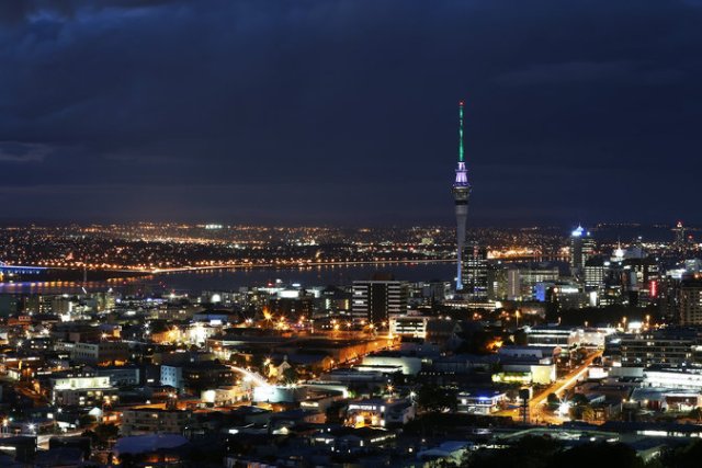 La Sky Tower en Auckland, Nueva Zelanda. El país fue nombrado el destino preferido por los jubilados. Credit Fiona Goodall/Getty Images